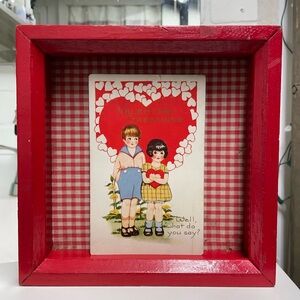 Vintage Valentine's Day Framed Art
